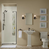 Kohler Revel® Pivot Shower door (31.1" - 36" W x 74" H ) with 5/16" (8mm) thick Crystal Clear glass