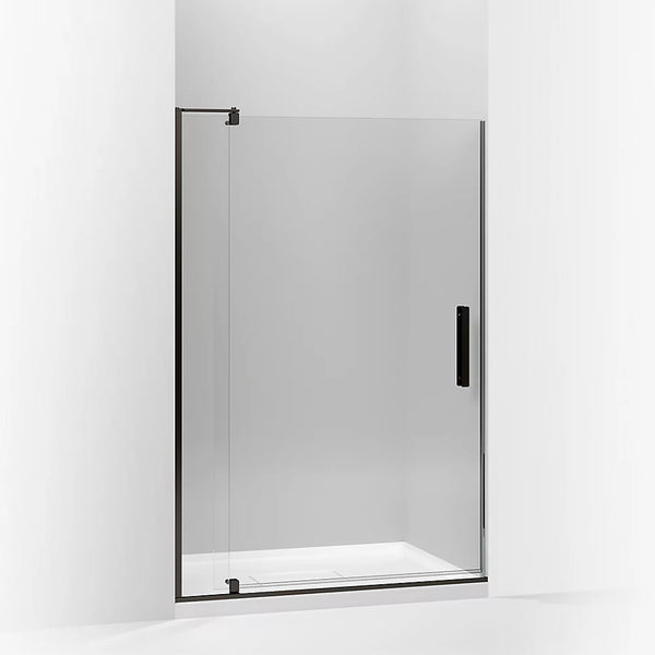 Kohler Revel® Pivot Shower  door (39.1 - 44 W x 70 H) with 5/16 (8mm) thick Crystal Clear glass in Anodized Dark Bronze