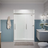 Kohler Pleat® Sliding Shower Door (54.6" - 59.6" W x 79.1" H) with 5/16" (8mm) thick glass