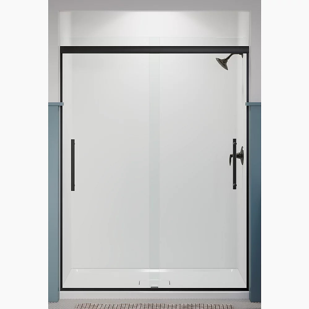 Kohler Pleat® Sliding Shower Door (54.6" - 59.6" W x 79.1" H) with 5/16" (8mm) thick glass