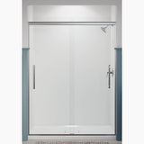 Kohler Pleat® Sliding Shower Door (54.6" - 59.6" W x 79.1" H) with 5/16" (8mm) thick glass