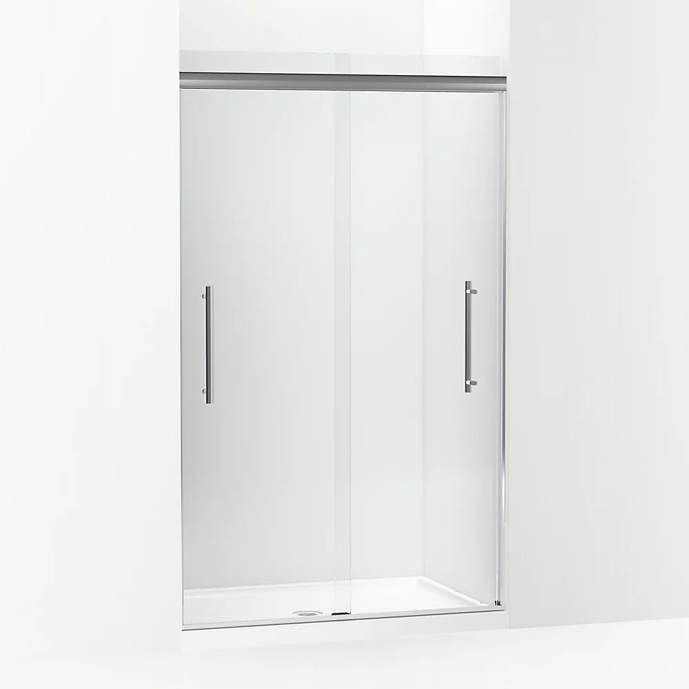 Kohler Pleat® Frameless Sliding Shower door (44.6" - 47.6"W x 79.1" H) with 5/16" (8mm) thick glass