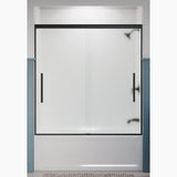 Kohler Pleat® Sliding Bath Door ( 54.6" - 59.6" W x 63.6" H)  with 5/16" (8mm) thick glass