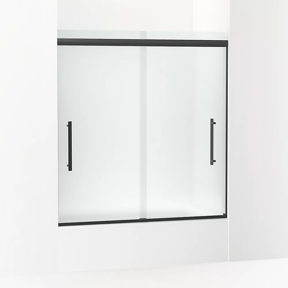 Kohler Pleat® Sliding Bath Door ( 54.6" - 59.6" W x 63.6" H)  with 5/16" (8mm) thick glass