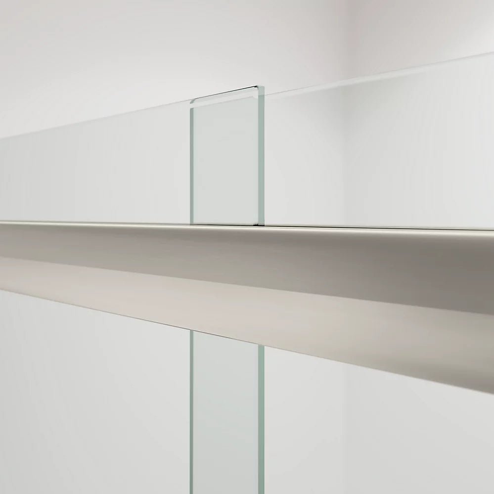 Kohler Pleat® Sliding Bath Door ( 54.6" - 59.6" W x 63.6" H)  with 5/16" (8mm) thick glass