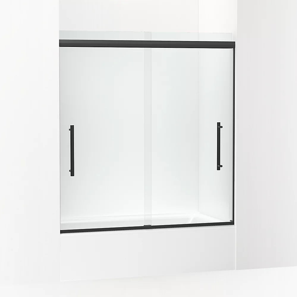 Kohler Pleat® Sliding Bath Door ( 54.6" - 59.6" W x 63.6" H)  with 5/16" (8mm) thick glass