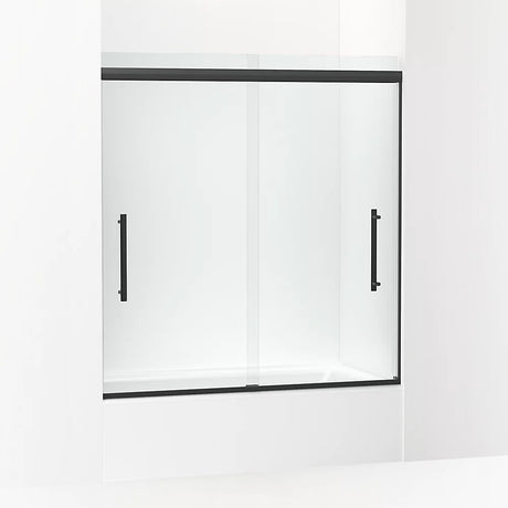 Kohler Pleat® Sliding Bath Door ( 54.6" - 59.6" W x 63.6" H)  with 5/16" (8mm) thick glass