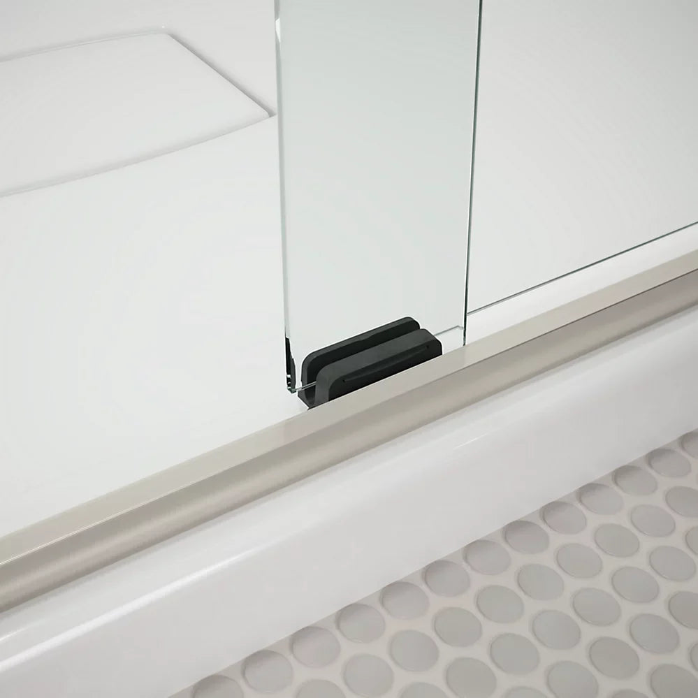 Kohler Pleat® Sliding Bath Door ( 54.6" - 59.6" W x 63.6" H)  with 5/16" (8mm) thick glass