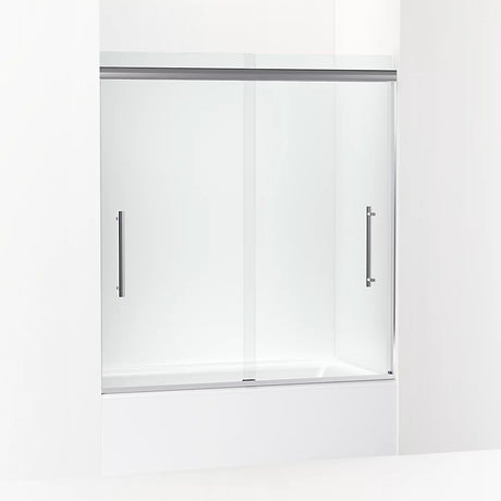 Kohler Pleat® Sliding Bath Door ( 54.6" - 59.6" W x 63.6" H)  with 5/16" (8mm) thick glass