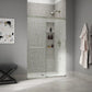 Kohler Elate® Sliding Shower door (50.3" - 53.6" W x 70.5" H) with 1/4" (6mm) thick Crystal Clear glass in Matte Black