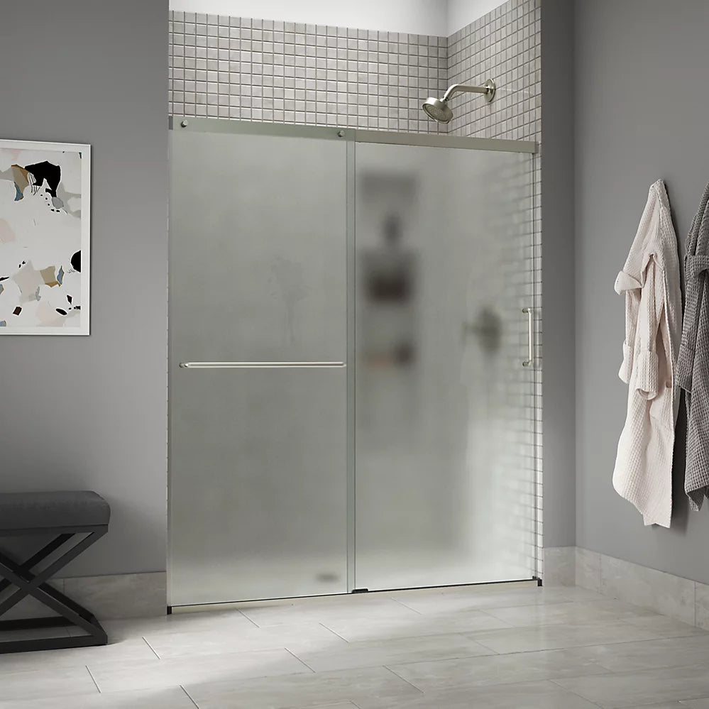 Kohler Elate® Sliding Shower door (56.3" - 59.6" W x 70.5" H) with 1/4" (6mm) thick glass