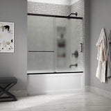 Kohler Elate® Sliding Bath Door (56.3" - 59.6" W x 56.8" H) with 1/4" (6mm) thick glass