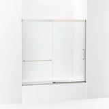 Kohler Elate® Sliding Bath Door (56.3" - 59.6" W x 56.8" H) with 1/4" (6mm) thick glass