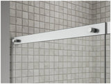 Kohler Elate® Sliding shower door (50.3" - 53.6" W x 75.5" H) with heavy 5/16" (8mm) thick Crystal Clear glass with privacy band