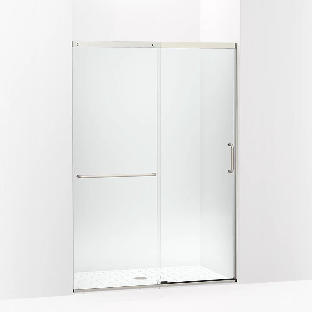 Kohler Elate® Sliding Shower door (50.3" - 53.6" W x 75.5" H) with heavy 5/16" (8mm) thick Crystal Clear glass