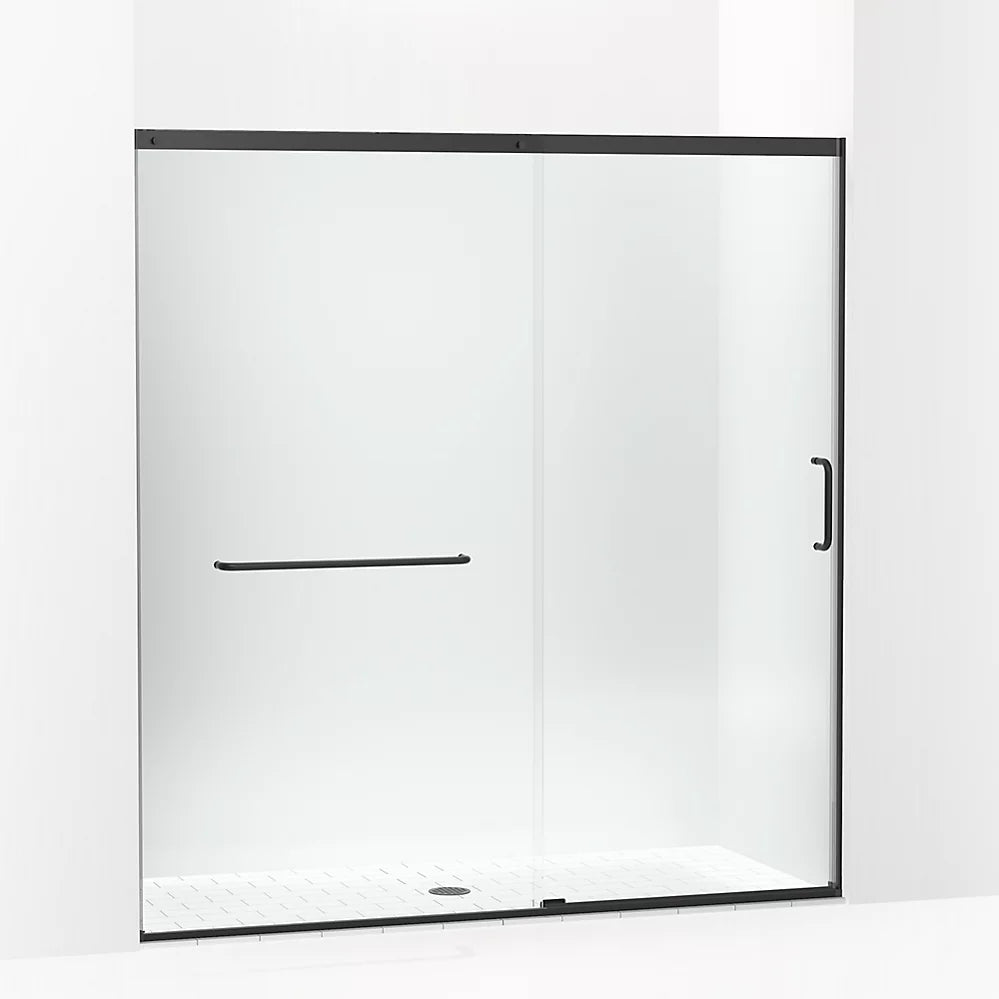 Kohler Elate® Sliding Shower door ( 68.3" - 71.6" W x 75.5" H) with heavy 5/16" (8mm) thick Crystal Clear glass