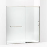 Kohler Elate® Sliding Shower door ( 68.3" - 71.6" W x 75.5" H) with heavy 5/16" (8mm) thick Crystal Clear glass