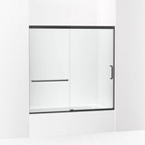 Kohler Elate® Sliding Bath door (56.3" - 59.6" W x 56.8" H) with heavy 5/16" (8mm) thick Crystal Clear glass