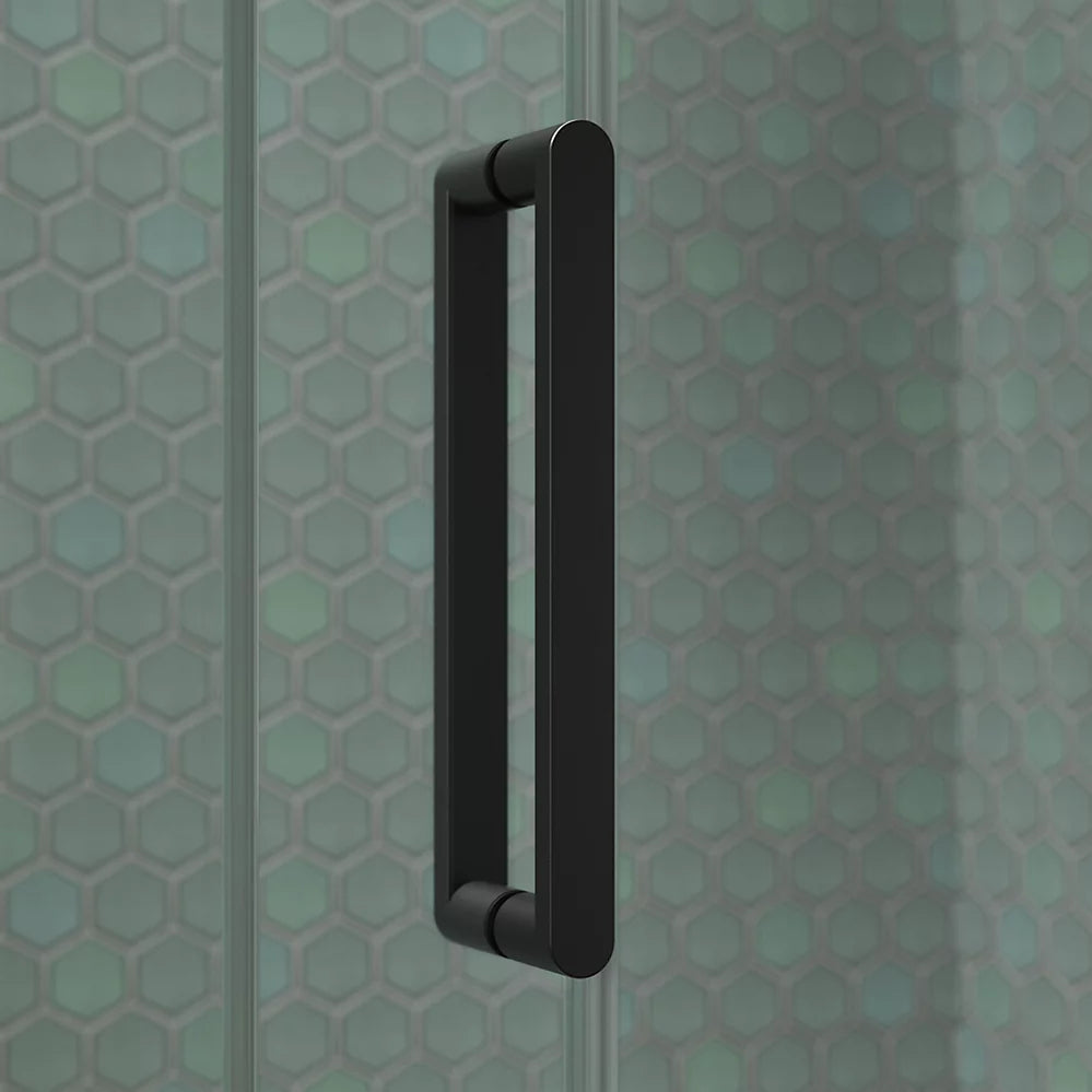 Kohler Echelon® Sliding shower door (43.8" - 47.8" W x 71.8" H) with 5/16" (8mm) thick Crystal Clear glass in Matte Black