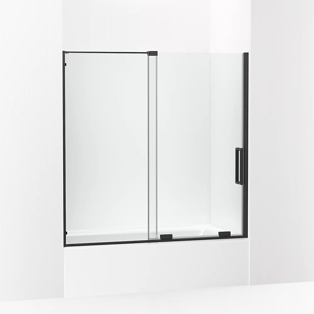 Kohler Echelon® Sliding Bath door (55.8" - 59.8" W x 58.3" H) with 5/16" (8mm) thick Crystal Clear glass