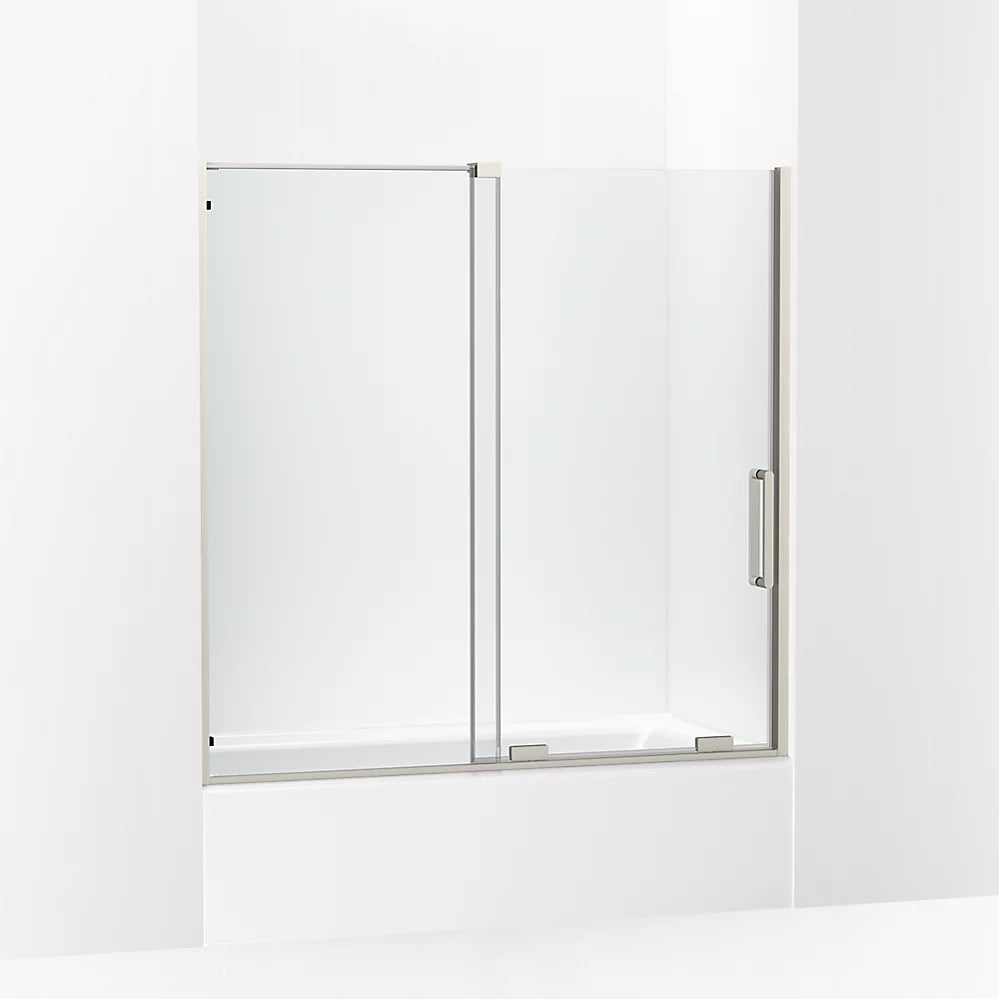 Kohler Echelon® Sliding Bath door (55.8" - 59.8" W x 58.3" H) with 5/16" (8mm) thick Crystal Clear glass