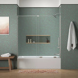 Kohler Echelon® Sliding Bath door (55.8" - 59.8" W x 58.3" H) with 5/16" (8mm) thick Crystal Clear glass