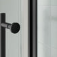 Kohler Rely® (56.6" - 59.6" W x 77" H) Sliding shower door with 3/8" (10mm) thick glass in Vibrant Brushed Moderne Brass