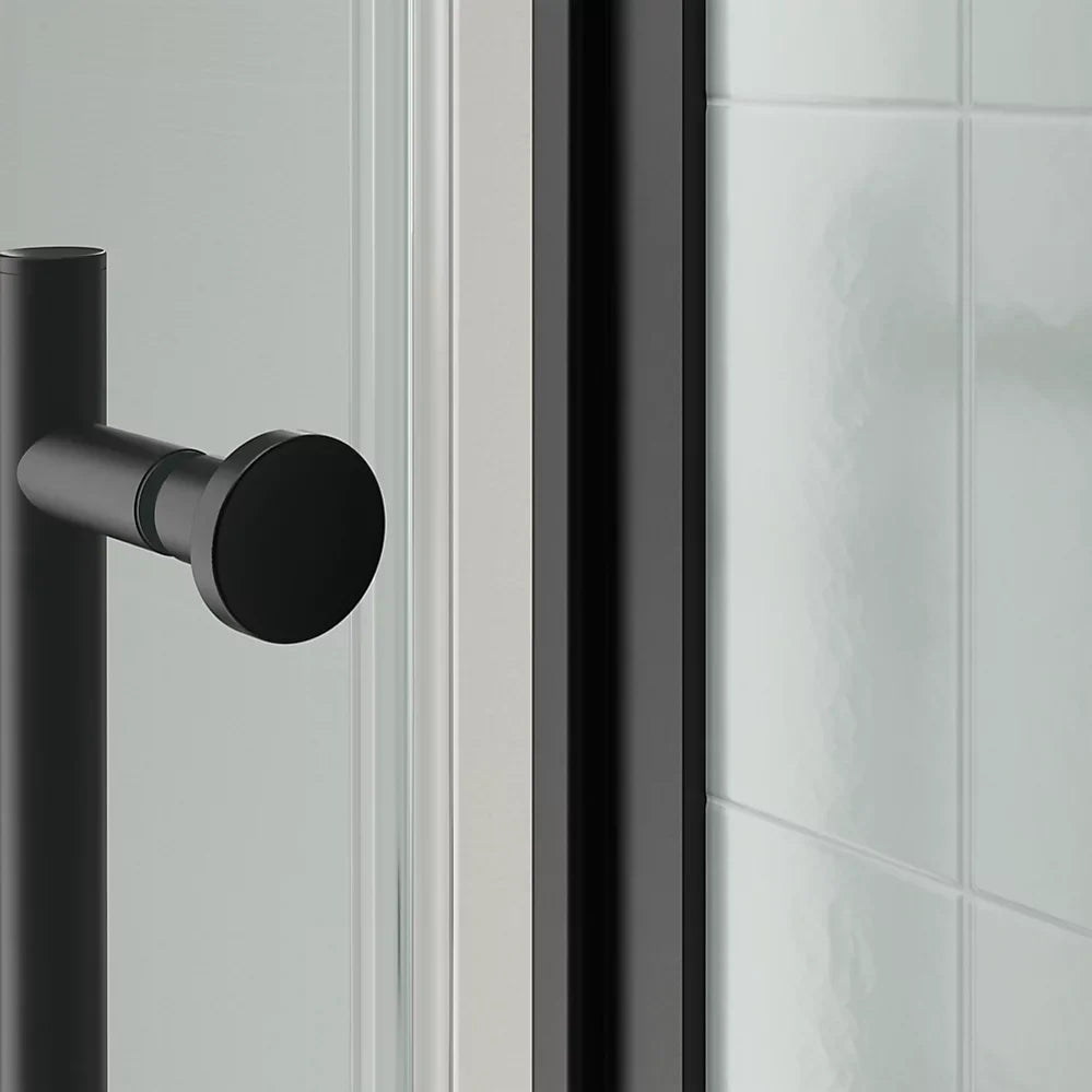 Kohler Rely® (44.6" - 47.6" W x 77" H) Sliding Shower door with 3/8" (10mm) thick Crystal Clear glass in Vibrant Brushed Moderne Brass