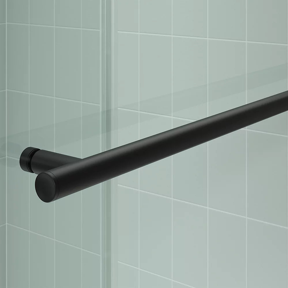 Kohler Rely® Sliding Shower door (56.6" - 59.6" W x 77" H) with 3/8" (10mm) thick Crystal Clear glass