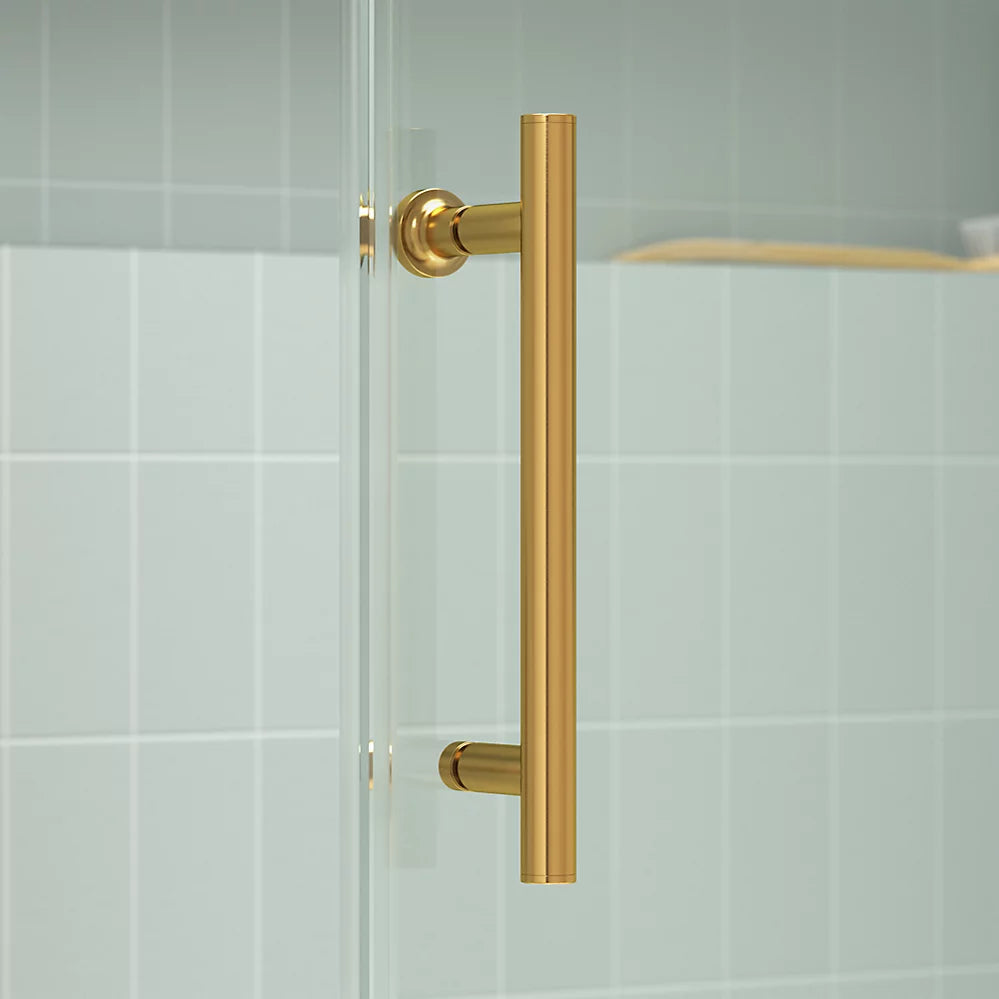 Kohler Rely® Sliding Shower door (44.6" - 47.6" W x 77" H) with 3/8" (10mm) thick Crystal Clear glass