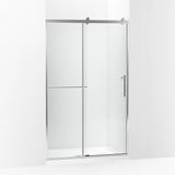 Kohler Rely® Sliding Shower door (44.6" - 47.6" W x 77" H) with 3/8" (10mm) thick Crystal Clear glass