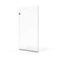 Fab Glass & Mirror Milan Stationary Panel Shower Screen (30W" X 60H") Clear Glass - Chrome Finish