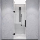 ANZZI Passion Series (24"W x 72"H) Frameless Hinged Shower door with Handle