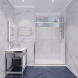 Anzzi Halberd Framed Sliding Shower Door (60"W x 72"H) in Crystal Clear glass