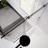 Anzzi Don Series Frameless Sliding Tub Door (60" W x 62" H) in Crystal Clear glass