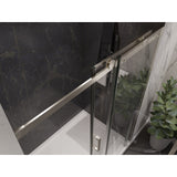 Anzzi Rhodes Series Frameless Sliding Shower Door (48" W x 76" H) with Handle