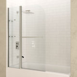 Anzzi Galleon Series Frameless (48"W x 58"H) Tub Door