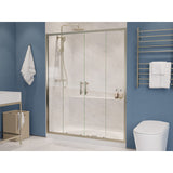 Anzzi Enchant Framed Sliding Shower Door (60.4"W x 70"H) in Crystal Clear glass