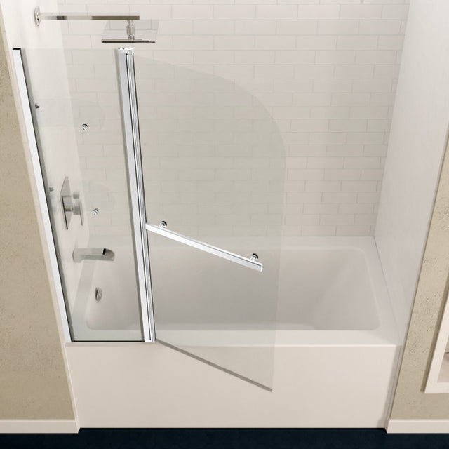 Anzzi Galleon Series Frameless (48"W x 58"H) Tub Door