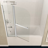 Anzzi Galleon Series Frameless (48"W x 58"H) Tub Door