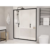 Anzzi Enchant Framed Sliding Shower Door (60.4"W x 70"H) in Crystal Clear glass