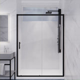 Anzzi Halberd Framed Sliding Shower Door (48" W x 72" H) in Crystal Clear