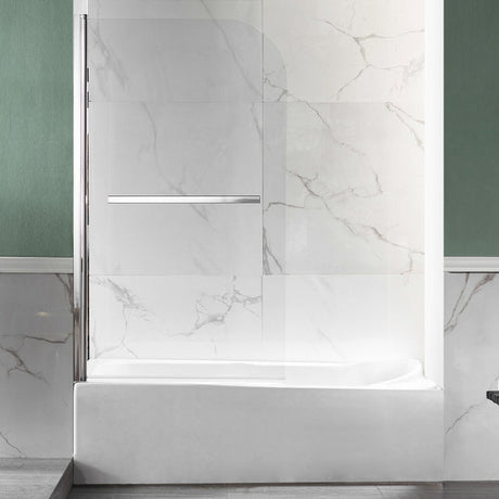 Anzzi Myth Series Frameless (28"W x 56"H) Tub Door