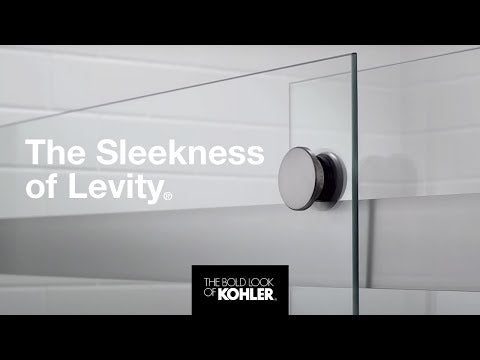 Kohler Levity® Sliding Bath door (56.6" - 59.6" W x 59.8" H) with 1/4" (6mm) thick glass