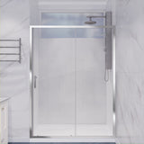 Anzzi Halberd Framed Sliding Shower Door (48" W x 72" H) in Crystal Clear