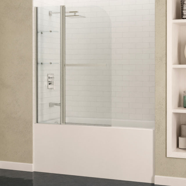 Anzzi Galleon Series Frameless (48"W x 58"H) Tub Door