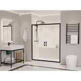 Anzzi Enchant Framed Sliding Shower Door (60.4"W x 70"H) in Crystal Clear glass