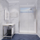 Anzzi Halberd Framed Sliding Shower Door (48" W x 72" H) in Crystal Clear