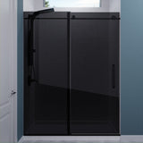 Anzzi Leon Series Frameless Sliding Shower Door (60" W x 76" H) with Handle