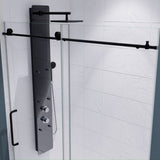 Anzzi Madam Series Frameless Sliding Shower Door (60" W x 76" H) with Handle